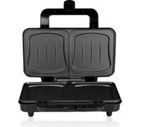alpina Grille-pain XL - 900 watts - antiadhésif - inox/ noir