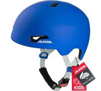 ALPINA Hackney Casque de vélo Jeunesse Unisexe, Bleu Roi Mat, 51-56