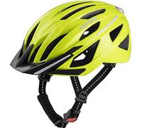 ALPINA HAGA, be Visible Gloss, 58-63 cm, Casque de vélo pour Femmes et Hommes, Haute sécurité et Confort avec Ergo Flex et lumière intégrée