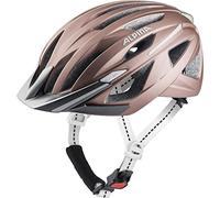 ALPINA HAGA, Rose Matt, 55-59 cm, Casque de Cyclisme pour Hommes et Femmes, Haute sécurité et Confort avec Ergo Flex et lumière intégrée.