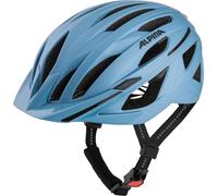 ALPINA HAGA, Smoke-Blue Matt, 51-56 cm, Casque de Cyclisme pour Hommes et Femmes, Haute sécurité et Confort avec Ergo Flex et lumière intégrée.