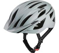 ALPINA HAGA, Smoke-Grey Matt, 51-56 cm, Casque de Cyclisme pour Hommes et Femmes, Haute sécurité et Confort avec Ergo Flex et lumière intégrée.