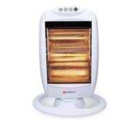 alpina Halogène - Rotatif - 1200 watts - 3 réglages de chaleur - Protection contre la surchauffe