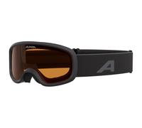 Alpina - Kid's Piney 2.0 S2 (VLT 20%) - Masque de ski - black matt / orange