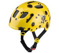 ALPINA XIMO 2 - Casque de vélo léger et sûr pour Enfants avec LED optionnel - Yellow Gouda Gloss - 45-49