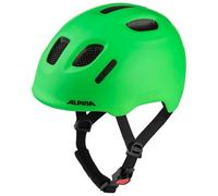 ALPINA XIMO 2 L.E. (Mat) - Casque de vélo léger et sûr pour Enfants avec LED optionnel - Neon Green Matt - 47-51