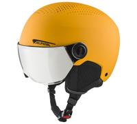 Alpina - Kid's Zupo Visor Q-Lite Mirror S3 - Casque de ski - 48-52 cm - burned yellow matt