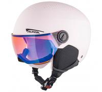 Alpina - Kid's Zupo Visor Quattroflex Mirror Lite S2 - Casque de ski - 54-58 cm - rose matt