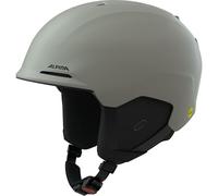 ALPINA KROON MIPS - Casque de Ski réglable Individuellement, avec Doublure Amovible, particulièrement Absorbant Les Chocs, idéal pour Les Adultes - Moon-Grey Matt - 55-59 cm