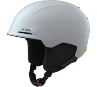 ALPINA KROON MIPS - Casque de Ski réglable Individuellement, avec Doublure Amovible, particulièrement Absorbant Les Chocs, idéal pour Les Adultes - White Matt - 51-55 cm
