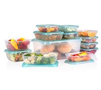 Alpina Lot de 13 boîtes de conservation avec couvercle - Bols pour la préparation des repas - Bols de congélation - 8 x 500 ml, 2 x 1000 ml, 2 x 1150 ml, 1 x 6800 ml - Passe au micro-ondes, au