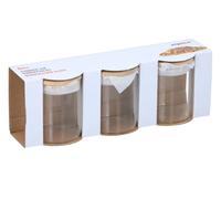 Alpina - Lot de bocaux de rangement - 3 pièces