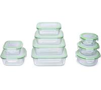 ALPINA Lot de boîtes de conservation pour aliments 18 pièces de 9 tailles différentes