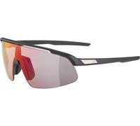 Alpina - Turbo Pro S QV Mirror Photochromic S1-3 - Lunettes vélo - black matt / qv rainbow mirror