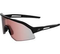 Alpina - Sonic HR M QV Mirror Photochromic S1-3 - Lunettes vélo - black matt / qv rainbow mirror