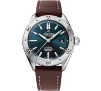 Alpina Mid-39664 Montre à Quartz analogique pour Homme avec Bracelet en Acier Inoxydable, Marron, Bracelet
