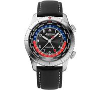 Alpina Montre analogique pour Homme à Quartz avec Bracelet en Acier Inoxydable mid-39670, Noir