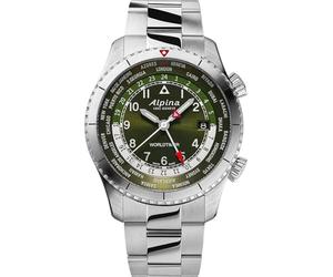 Alpina Montre Quartz Analogique pour Hommes Startimer Pilot Quartz Worldtimer