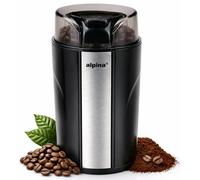 alpina Moulin à Café Électrique 200W - Coffee Grinder pour 7gr de Grains de Café