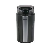 alpina Moulin à Café Électrique 200W - Coffee Grinder pour 7gr de Grains de Café - avec Lames en Acier Inoxydable et Verrou de Sécurité - Noir