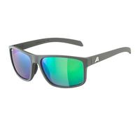 Alpina - Nacan I Polarized Mirror S3 - Lunettes de soleil - midnight grey matt / green mirror