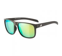 Alpina - Nacan III Mirror Cat. 3 - Lunettes de soleil - coffee / grey matt / neon yellow mirror