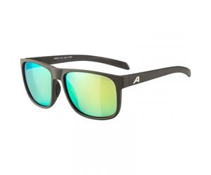 Alpina - Nacan III Mirror Cat. 3 - Lunettes de soleil - coffee / grey matt / neon yellow mirror