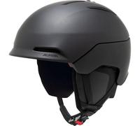 Alpina Nax - Casque de Haute qualité et sûr, avec Coussinets lavables, Protection renforcée, Ouvertures d’air Ajustables, Confort Optimal, Black Matt, 59-63