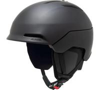 ALPINA Nax Casque de Ski Adulte Unisexe, Noir Mat, 51-55
