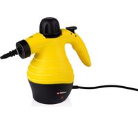 alpina Nettoyeur à vapeur manuel - compact & portable - tue les bactéries - avec 10 accessoires - 1050 watts