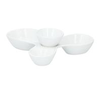 ALPINA-NK Plateau de service pour snacks et plat à trempette ED-218490