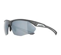 Alpina - Nylos HR Ceramic Mirror S3 - Lunettes vélo - midnight grey matt / silver mirror
