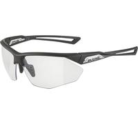 ALPINA NYLOS HR Lunettes de sport pour adultes, noir transparent mat, taille unique, protection maximale