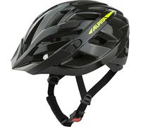 ALPINA PANOMA 3.0, Black-Neon Matt, 52-57 cm, Casque de Cyclisme de Tourisme optimalement ventilé avec lumière LED optionnelle pour Adultes.