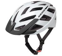 ALPINA PANOMA 3.0, White Matt, 52-57 cm, Casque de Cyclisme de Tourisme léger et optimalement ventilé avec lumière LED optionnelle pour Adultes.