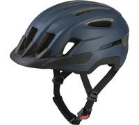 ALPINA PARANUS - Casque de vélo léger, Excellente Absorption des Chocs grâce au Hi-EPS, Grande Ventilation, Filet Anti-Insectes intégré et Ajustement Personnalisable - Navy Matt - 59-61