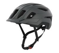ALPINA PARANUS - Casque de vélo léger, Excellente Absorption des Chocs grâce au Hi-EPS, Grande Ventilation, Filet Anti-Insectes intégré et Ajustement Personnalisable - Midnight-Grey Matt - 52-56