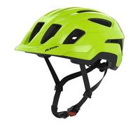 ALPINA PARANUS - Casque de vélo léger, Excellente Absorption des Chocs grâce au Hi-EPS, Grande Ventilation, Filet Anti-Insectes intégré et Ajustement Personnalisable - be-Visible Gloss - 55-59