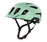 ALPINA PARANUS - Casque de vélo léger, Excellente Absorption des Chocs grâce au Hi-EPS, Grande Ventilation, Filet Anti-Insectes intégré et Ajustement Personnalisable - Pastel Green Matt - 52-56