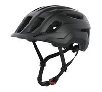 ALPINA PARANUS - Casque de vélo léger, Excellente Absorption des Chocs grâce au Hi-EPS, Grande Ventilation, Filet Anti-Insectes intégré et Ajustement Personnalisable - Black Matt - 52-56