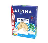 ALPINA - Pâtes Crozets Traditionnelles, Texture Authentique et Saveur Naturelle (Boîte 600g) - Le Lot De 3
