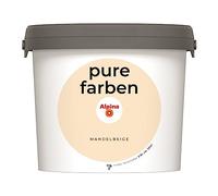 Alpina Peinture murale pure - Beige amande - Peinture intérieure résistante et respirante - Économique, bien couvrante et facile à nettoyer - 2,5 l