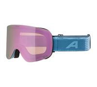 Alpina - Penken Q-Lite S2 - Masque de ski - smoke blue matt / quattroflex lite rose