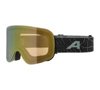 Alpina - Penken Q-Lite S2 - Masque de ski - willow green matt / quattroflex lite gold