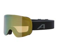 Alpina - Penken Q Mirror S2 (VLT 28%) - Masque de ski - black matt / mirror gold