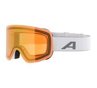 Alpina - Penken Q Mirror S2 (VLT 28%) - Masque de ski - white matt / mirror gold
