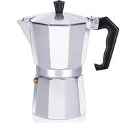 alpina Percolateur - 270 ml - Cafetière - Ø10 x 19 cm - 320 g - Préparation du café sans électricité - 1 tasse à la fois - aussi avec gaz/halogène/céramique - aluminium