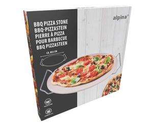 ALPINA Pierre à pizza pour barbecue - Ø 33 cm