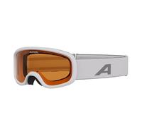 ALPINA PINEY 2.0 - Masque de ski anti-buée, extrêmement robuste et incassable, avec protection UV à 100% pour enfants, white matt