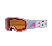 ALPINA PINEY 2.0 - Masque de ski anti-buée, extrêmement robuste et incassable, avec protection UV à 100% pour enfants, white matt